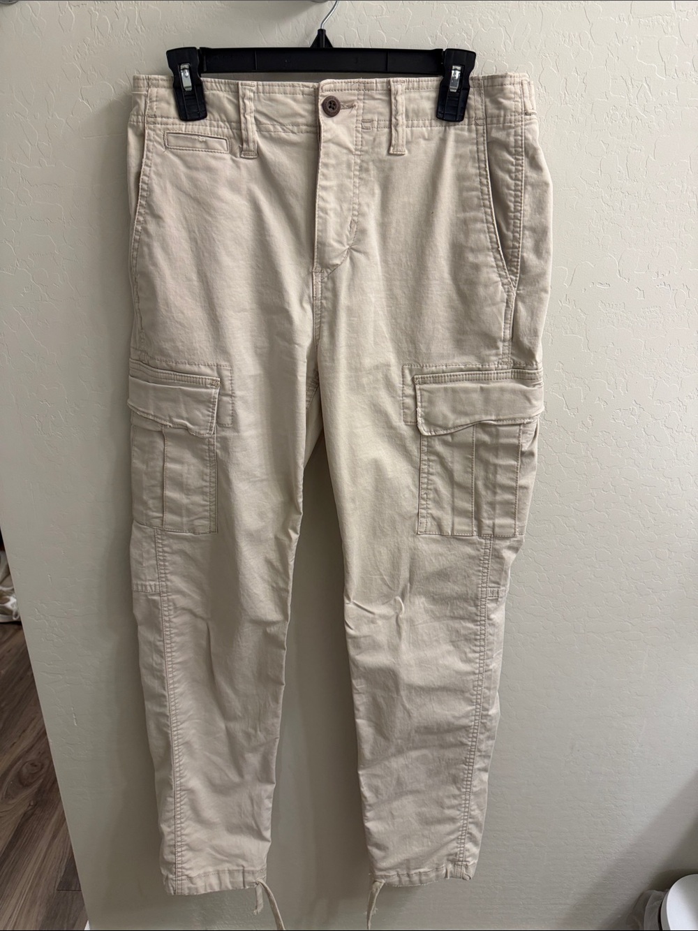American Eagle Outfitters Tan Cargo Pants with Utility Pockets